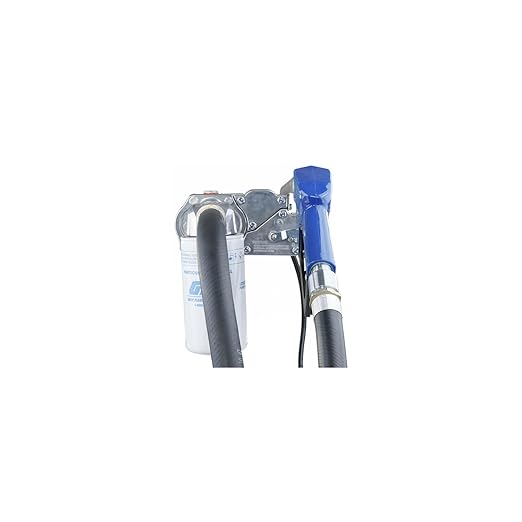 GPI - M-180 Series Fuel Transfer Pump, Automatic Shut-off Nozzle with Filter Kit, 18 GPM, 12 Volt (110612-02)