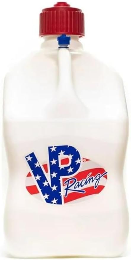 VP Racing Utility Container 5.5 Gallon - 2 Pack With 2 Deluxe Hoses and a Get Bent Hose Bender (Patriotic, 2 Pack)
