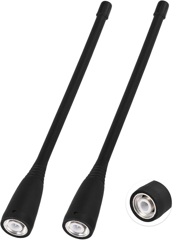 Superbat RTK Radio Antenna 400-470MHz UHF Antenna TNC Male Two Way Antenna (2-Pack) Radio Transceiver Antenna Scanner Antenna Walkie Talkie Antenna