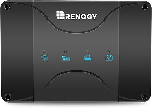 Renogy DC to DC Charger with MPPT 12V 30A Multi-Stage Charging - Smart On-Board Battery Charger for Solar/Alternator Input - Charges Lithium AGM Gel Flooded Batteries in RVs Cars Marine