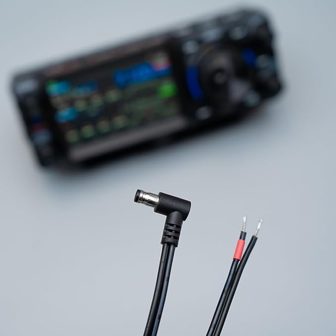 WINDCAMP DC Power Cable Compatible with YAESU FTX-1F with Ferrite Core, 3.28FT Length, AWG18 (FTX-1-DC)