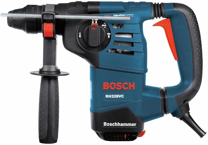 BOSCH RH328VC 1-1/8 Inch SDS-plus Rotary Hammer with Variable Speed, Vibration Control
