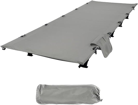 Elevon Camping Cot, 28" Extra Wide Sleeping Cot, Portable Folding Tent Camping Bed, Compact for Outdoor Travel, Base Camp, Hiking, Mountaineering, Lightweight Backpacking, 400lb Capacity
