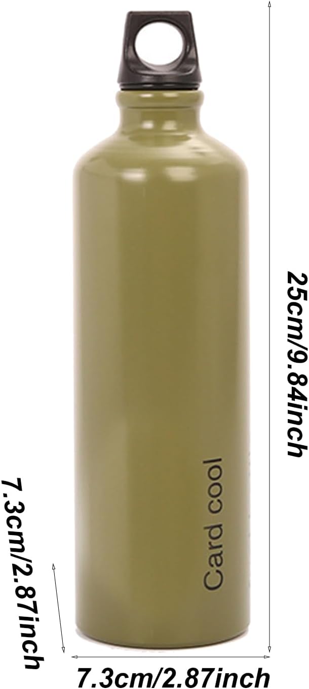 Generic Empty Bottle 750ml Camping | Compact Liquid Container For Stove, Alcohol, Hiking, Outdoor, Survival, Safe Storage | Accessory Transport Cylinders Tr