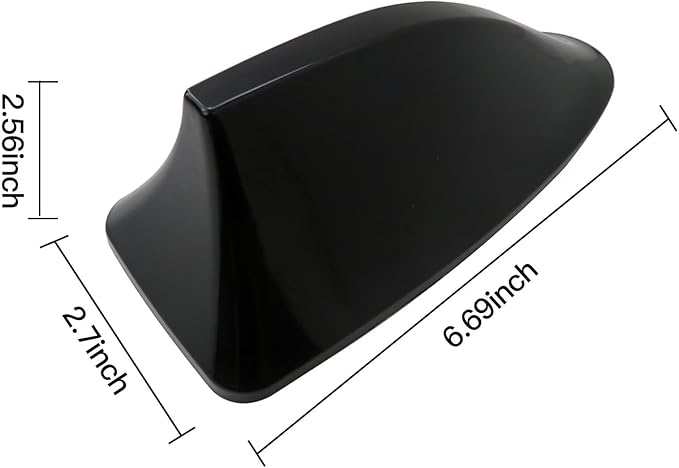 for Preferred Sedan 4-Door Ultimate Hatchback4-Door Ultimate Sedan 4-Door Radio Aerial Signal Antenna FM/AM H Fit for Hyundai Kia Roof Shark Fin Vortex Black