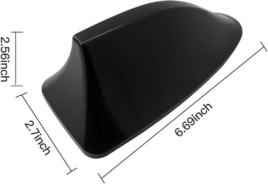 for Preferred Sedan 4-Door Ultimate Hatchback4-Door Ultimate Sedan 4-Door Radio Aerial Signal Antenna FM/AM H Fit for Hyundai Kia Roof Shark Fin Vortex Black
