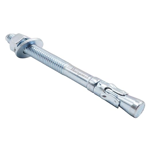 5/8" x 6" Wedge Anchor, for Cement and Concrete only, zinc-Plated Carbon Steel Screws and lag Bolts （ 30 pcs