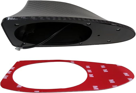 Car Roof AM FM Radio Shark Fin for 2017 Audi Q3 S Line Sport Utility 4-Door 1.4L 1395CC 85Cu. in. l4 Gas DOHC Turbocharged Antenna Aerial Cover Carbon Fiber Functional