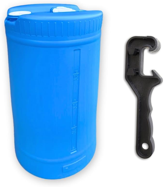 15 Gallon Water Storage Tank - 1 Tank- Water Storage for Emergencies - Durable, Reusable, Portable, BPA Free, Food Grade Plastic - Emergency Zone