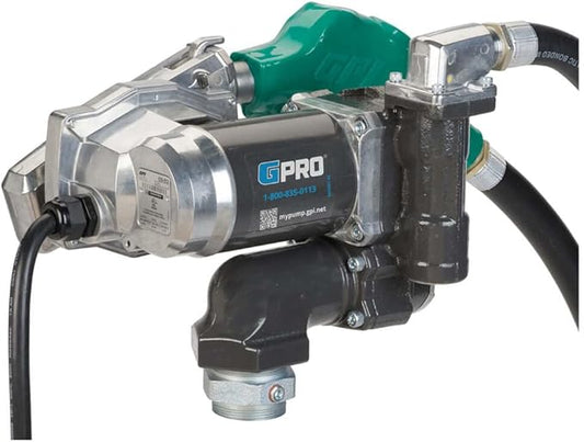 GPRO - V25 Series Fuel Transfer Pump, Automatic Shut-Off Nozzle, 25 GPM, 12 Volt (170000-03)