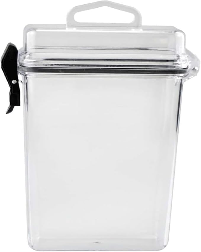 ASR Outdoor Hard Case Waterproof Camping First Aid Storage Container, 5.5 Inch, Clear