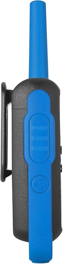 Motorola Solutions, Portable FRS, T270, Talkabout, Two-Way Radios, Rechargeable, 22 Channel, 25 Mile, Black W/Blue, 12 Pack