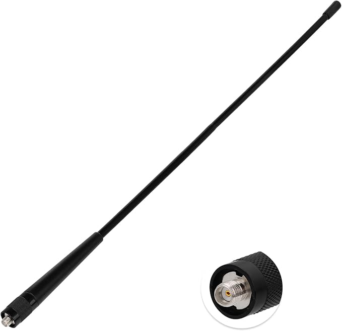 Superbat Dual Band 136-174 400-470MHz UHF VHF Radio Antenna SMA Female Whip Walkie Talkie Antenna Compatible with Baofeng UV-5R Retevis Aliunce HD1 Arcshell AR-5 Two Way Radio