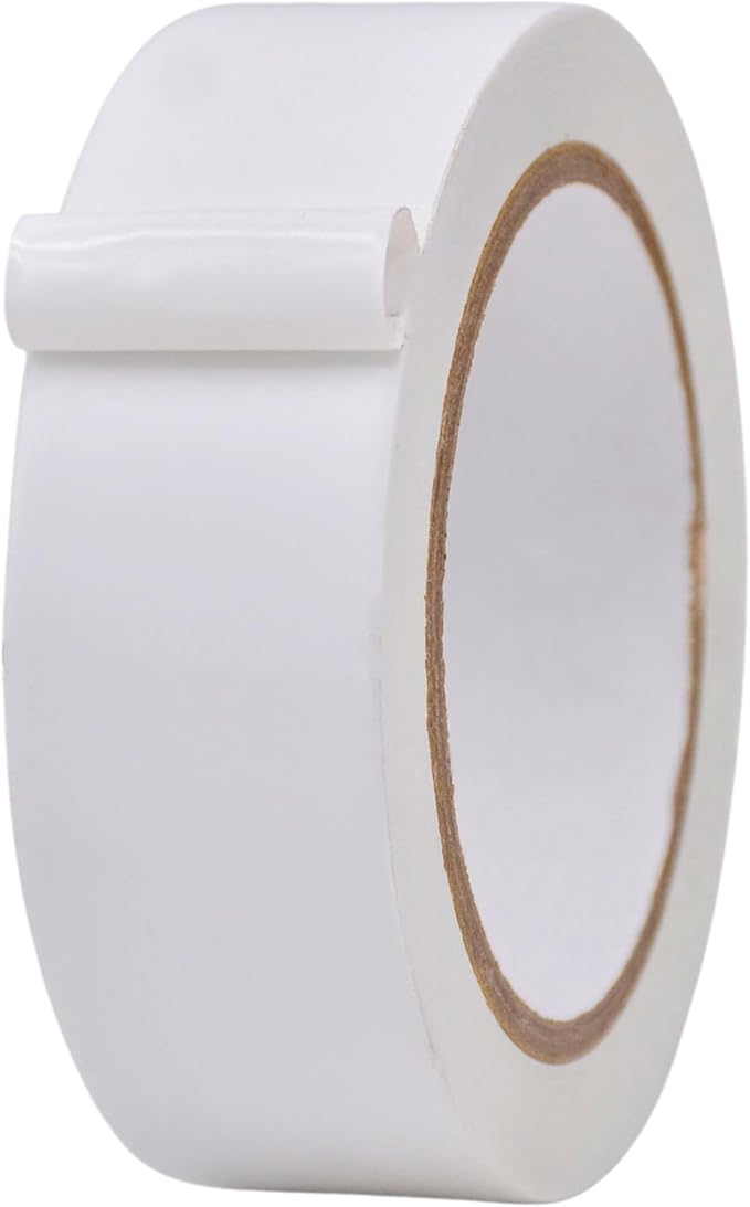 MAT Vinyl Marking Tape White - 1.5 inch x 36 yds. for Safety Floor Marking (School Gym, Restaurants, Warehouse), Dance Floor Splicing, Pinstriping Cars & Boats