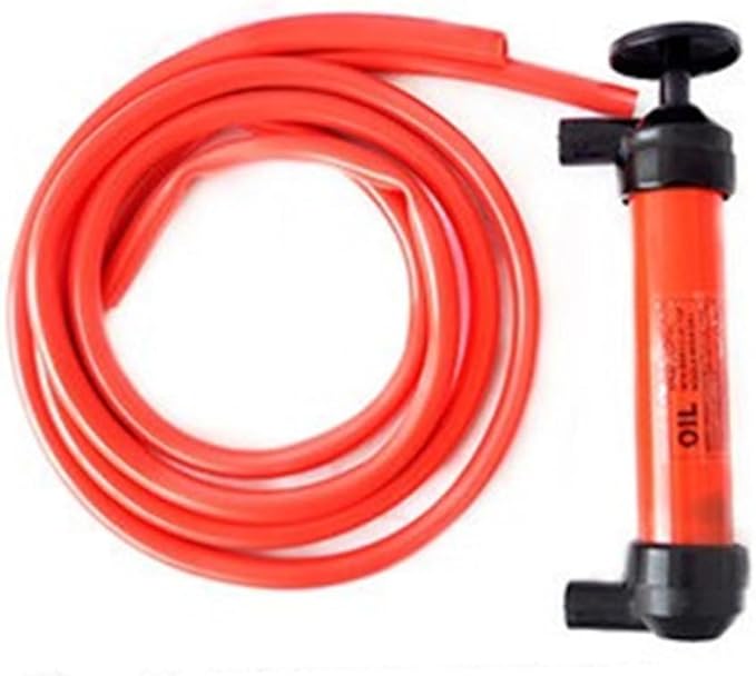 Liquid Transfer Manual Siphon Pump Portable Emergency Hand Pump for Fuel Oil and Water for Lawn Tractors Boats Atvs and Generators Easy to Use Fast Transfer