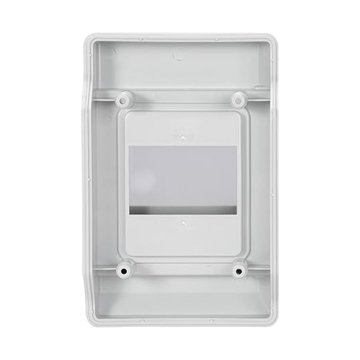 Mollom 4 Way Power Distribution Box with Bus Bars and Din Rail for Miniature Circuit Breaker MCB, Waterproof IP66.Padlock Available for Indoor and Outdoor Use
