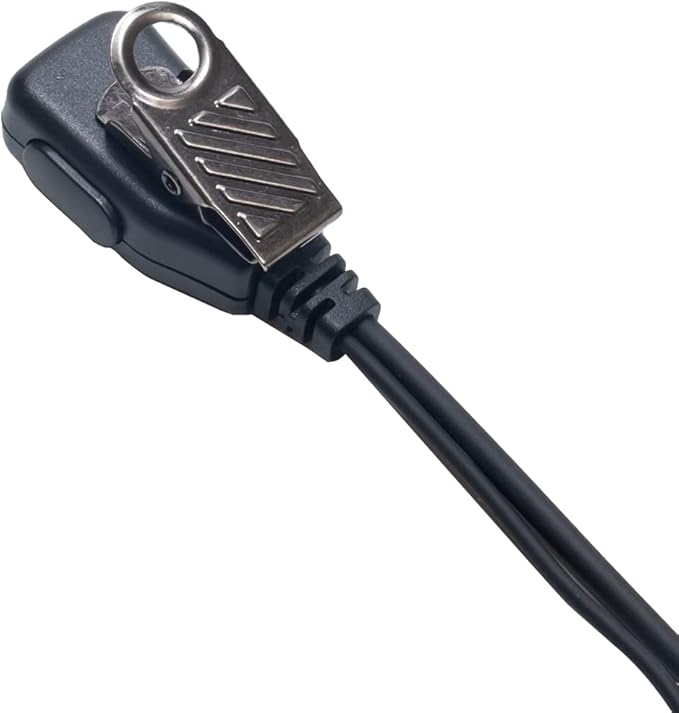 Earpiece Headset with MIC PTT for Cobra Microtalk CXT195 CX112 ACXT1035r ACXT145 ACXT545 PX650 PX655 RX385 RX685 Walkie Talkie Two Way Radio G Shape,4 Pack