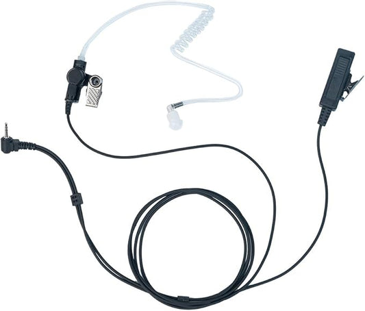 Earpiece Headset with MIC PTT 1 PIN 2.5MM for Motorola Talkabout Walkie Talkie 2 Way Radio MR350R MD200TPR MH230R MS350R MT350R MG160A MH230TPR with Covert Acoustic Tube
