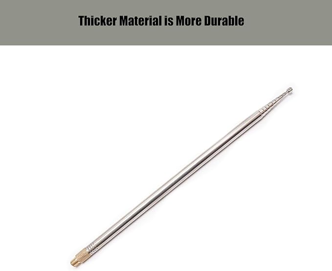 JPC-12 HF Antenna for Ham Radio, 7MHz-50MHz All Band Vertical Antenna with Slide Regulator, 131.23ft-19.68ft, 8 Bands, QRP Compatible, Portable for Outdoor Use