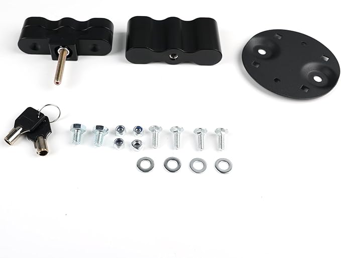 RX-LOX-PM Pack Mount Lock with Key – Compatible with Gasoline Pack, Storage Box, and Fuelpax Standard Pack – 1 Piece