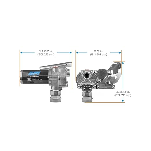 GPI - M-180 Series Fuel Transfer Pump, Pump Only, 18 GPM, 12 Volt (110300-7)