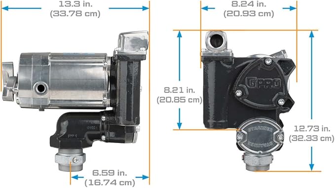 GPRO - V20 Series Fuel Transfer Pump, 1 Inch Outlet, For Remote Dispenser, 20 GPM, 115 Volt (171000-05)
