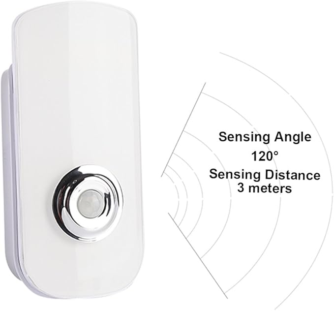 2 Pack LED Night Light, Flashlight Motion Sensor Cut 3-in-1, Rechargeable Emergency Light, Auto Sensing Energy Saving Wall Mount Plug-in Light Portable LED Torch White Small Size
