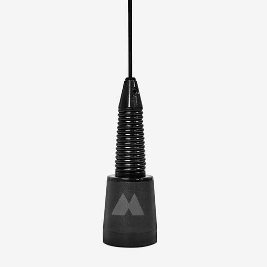 Midland - MXTA26 MicroMobile 1.5 inch Base Diameter 6DB Gain Whip Antenna with NMO Great for Off-roaders, overlanders, Farmers - Max Power120W Boost Signal Output - 5/8 Wave - 32” Antenna
