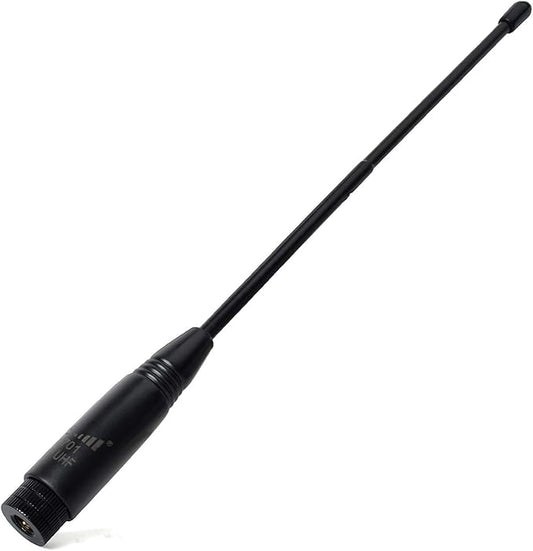 HYS NA-701 Walkie Talkie Antenna Dual Band 2meter 70cm Two Way Radio Replacement Antenna with SMA Male Connector for Wouxun KG-UV6D KG-UV8D TYT UV380 UV8000E Yaesu VX-6R FT-3DR FT-60R Handheld Radios