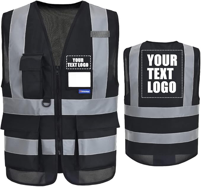 XSmall Womens black safety vest xs