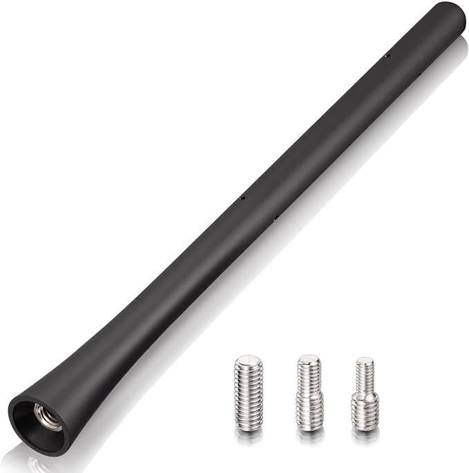 Car Antenna Replacement, 7 inch Roof Mounted Waterproof Rubber Short Antenna Mast Flexible Universal AM FM Car Radio Antennas for Cars Trucks SUVs