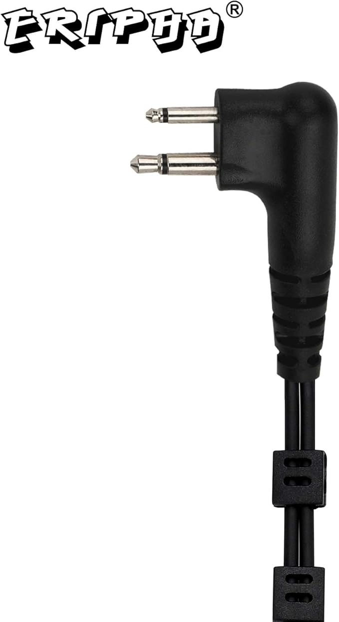 CP100d CP200 CLS1110 1410 Two Way Radio Earpiece Compatible with Motorola Walkie Talkie Reinforced Cable Acoustic Tube Headset with Mic PTT