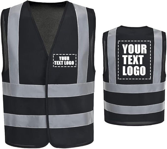 AYKRM 12 colour High visibility viz vest hi vis viz reflective work construction safety vest (XS-8XL)