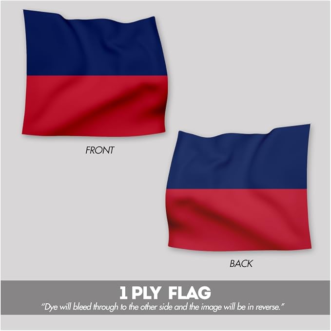 AGAS Echo Code E Marine Signal 1.5x2 Ft Flag - Printed 200D Nylon - Canvas Header - Brass Grommets - Colorfast & Stitched Edges - Nautical Boat Flag - Naval Code Signal Flag.