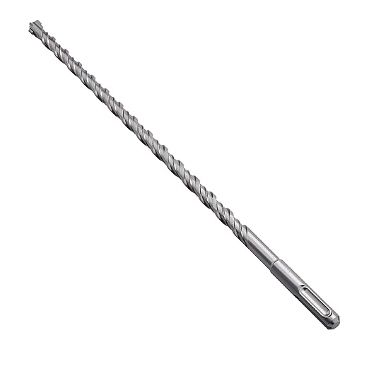 9/16 in x 23.6 in (14 x 600mm) SDS Plus Rotary Hammer Drill Bit, Concrete Drill Bit for Concrete, Brick, Cement and Stone, Length : 600mm / 23.6 inch, 9/16 inch （ 14mm