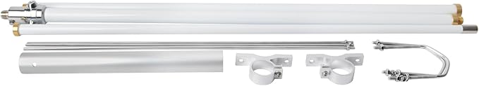 GMRS Outdoor Base Antenna, 462-467MHz 200Watt UHF 86" (220cm) Length Fiberglass Antenna with UHF-Female (So239) Connector for Motorola Icom Kenwood Midland Yaesu Mobile Radio