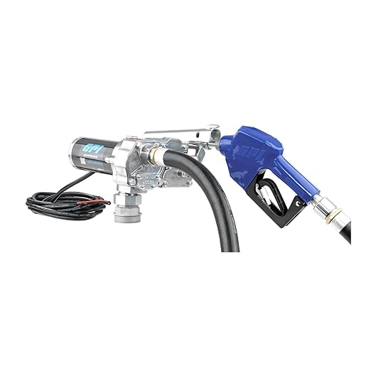 GPI - M-180 Series Fuel Transfer Pump, Automatic Shut-Off Nozzle, 18 GPM, 12 Volt (110300-2)