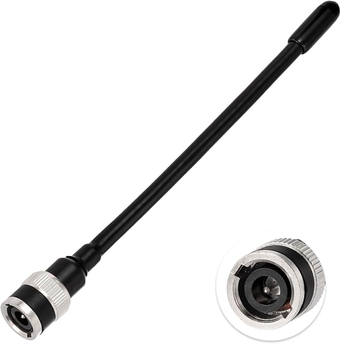Superbat UHF Antenna 400-470MHz Two Way Radio Antenna with BNC Male Connector CB Handheld/Portable Radio Transceiver Antenna Wireless Walkie Talkie Antenna 2-Pack
