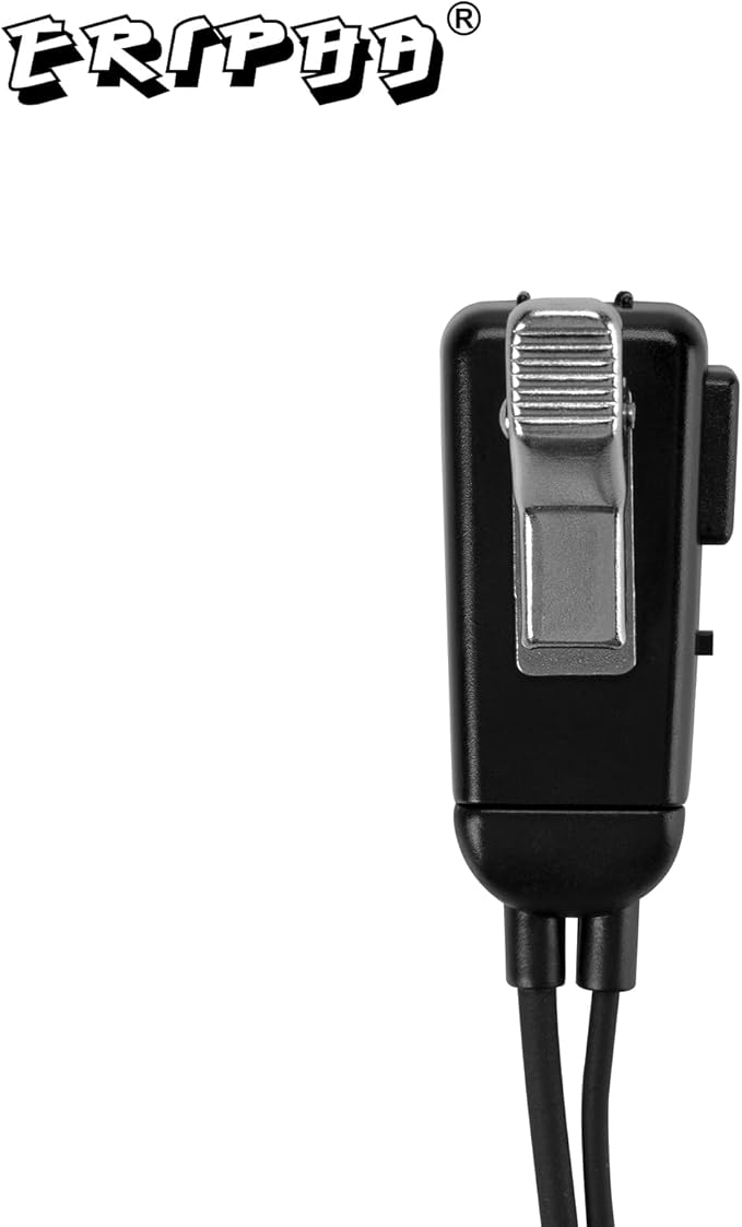 Earpiece VOX for Midland GXT1000VP4 Walkie Talkie 2 Way Radio Ear-Clip Headset with PTT Mic LXT500VP3 GXT1050VP4 GXT1000XB (5 Packs)