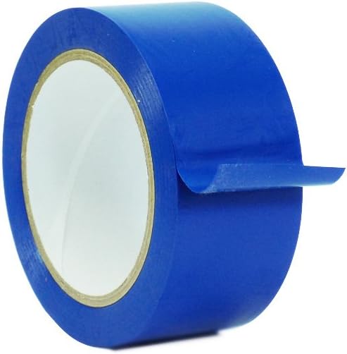 WOD VTCP366 Dark Blue Pinstriping Dance Floor Vinyl Tape, 4 inch x 36 yds. Marking Tape for School Gym, Warehouse, Parking Spaces and More