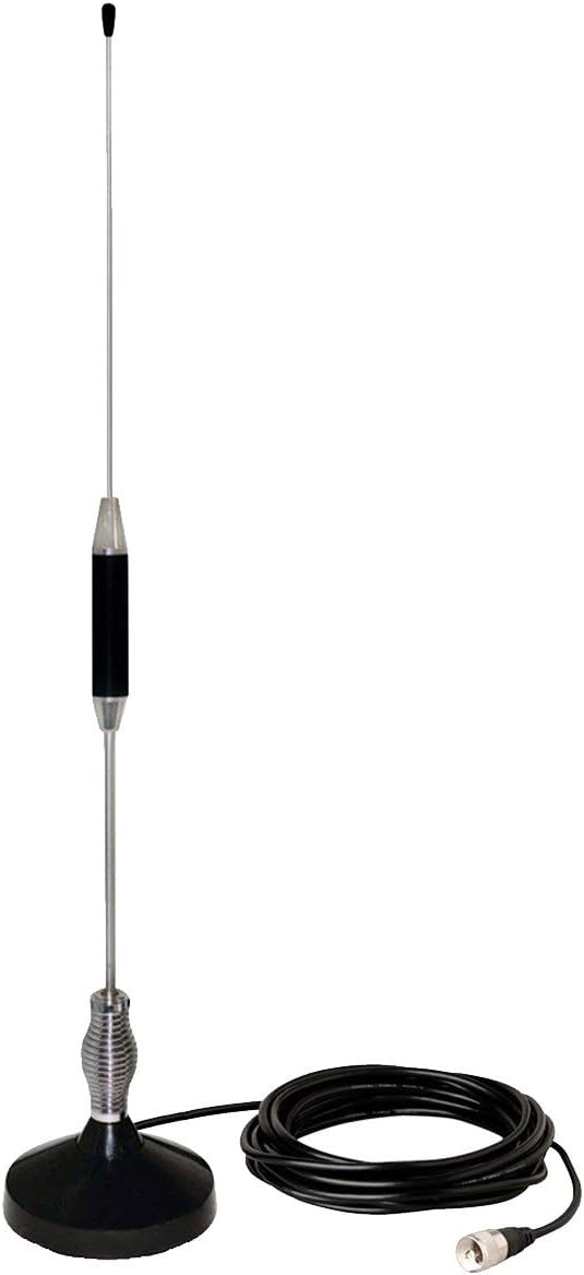 CB Antenna 28 inch 27 Mhz CB Radio Antenna Full Kit with Heavy Duty Magnet Mount Mobile/Car Radio Antenna Compatible with President Midland Cobra Uniden Anytone by LUITON