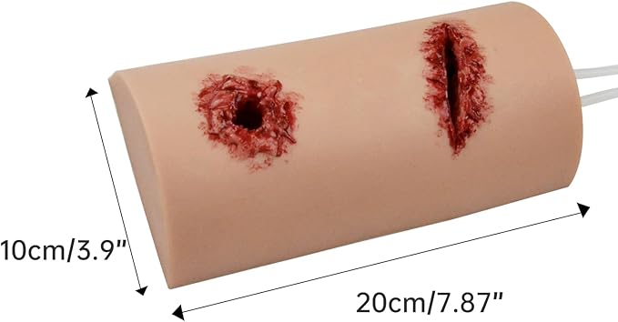 Wound Packing Trainer, Stop The Bleed Practice Kit, Wound Simulator Trainer, Bleeding Control Trainer, Multitask 2-in-1 First Aid Training Kit