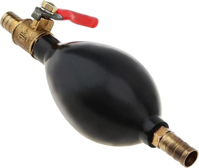 Gasoline Siphon Hose Pump, Hand Fuel Transfer Pump, Portable Manual Fuel Transfer Pump for Gas Gasoline Petrol Diesel Oil Liquid Water Fish Tank