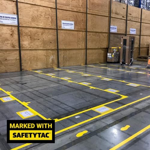 Floor Tape 2.0 with Armor Technology 4" x 50' Yellow