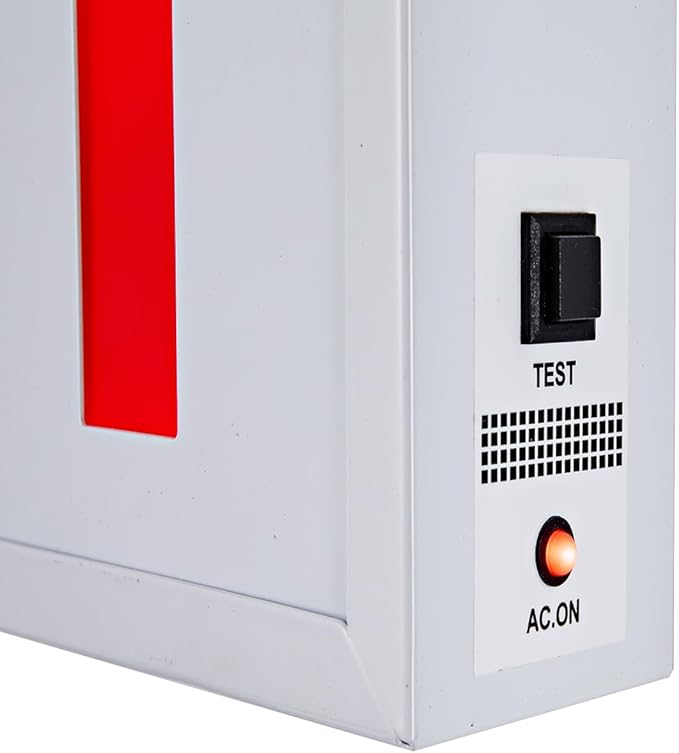 TANLUX New York Approved Emergency Exit Sign, Red Exit Sign with Steel Housing, Hardwired with Battery Backup, AC 120/277V, Single and Double Faces, UL Listed