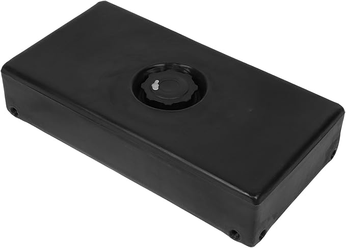 SUNGOOYUE RV Water Container Tank 8 Gallons Black LLDPE Leakproof Portable Water Holding Tank for RVs Trailers Campers Boats Quick Filling Easy Modification