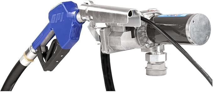 GPI - M-180 Series Fuel Transfer Pump, Automatic Shut-off Nozzle, 18 GPM, 12 Volt (110300-2)
