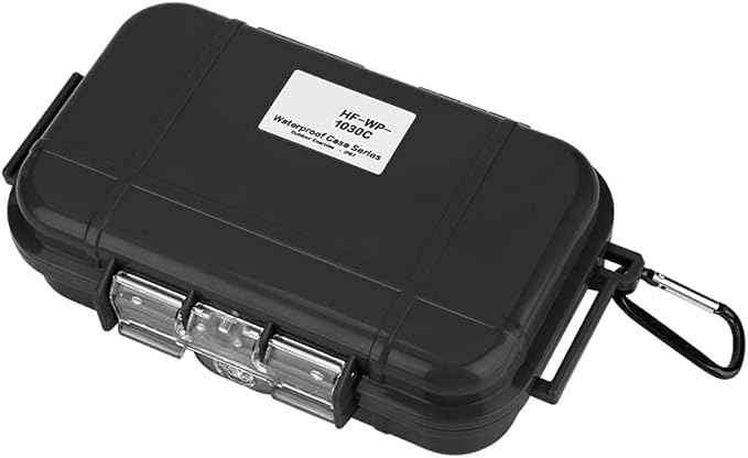 Dry Box Outdoor Waterproof Airtight Storage Case Hard Shell Wet Dry Box Carry Box Tackle Organization for Camping, Fishing