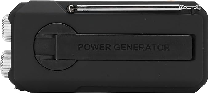 FTVOGUE Emergency Radio AM FM WB with Hand Crank Solar Charging 2000mAh Battery LED Flashlight SOS Alert for Outdoor Emergency and Power Outage