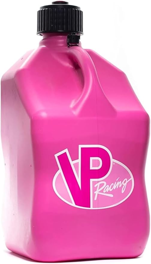 VP Racing Utility Container 5.5 Gallon - 2 Pack with 2 Deluxe Hoses and a Get Bent Hose Bender (Pink, 2 Pack)